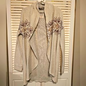 Tribal print cardigan
